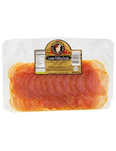 Lomo Embuchado Pre-sliced 8oz - Lomo Embuchado Pre.sliced ...