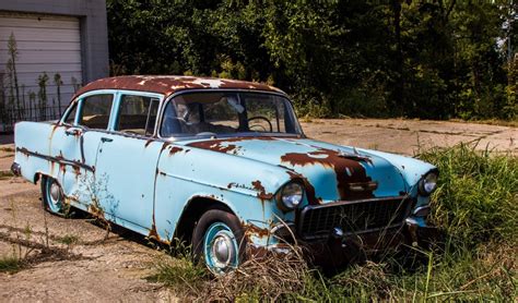 Free Images : rust, blue, motor vehicle, vintage car, sedan, antique car, land vehicle ...