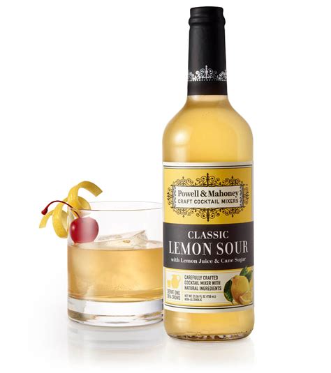 Lemon Sour - Powell & Mahoney Craft Cocktail Mixers