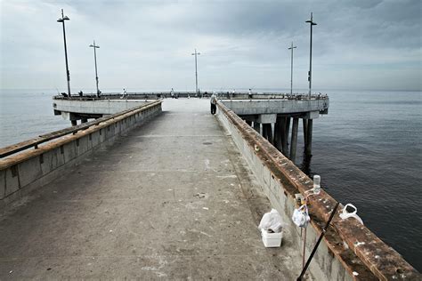 Venice beach fishing pier, Marina del Rey, Los Angeles, Californ Photograph by Tjeerd Kruse - Pixels