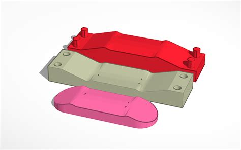 3D design Fingerboard Mold - Tinkercad