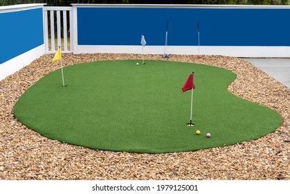 Recreational Artificial Turf Putting Green Stock Photo 1979125001 ...