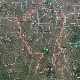 a). Setiabudi is located at the south of Jakarta 4 b). The location of... | Download Scientific ...