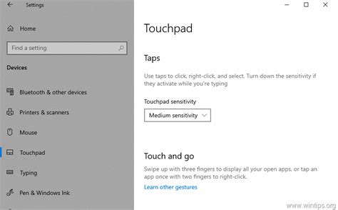 FIX: TouchPad Settings Missing in Windows 10. - WinTips.org