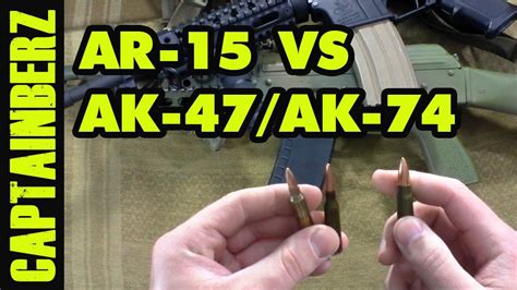 AR-15 vs AK-47 / AK-74 - YouTube