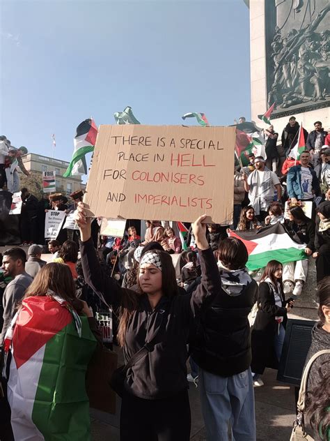 In photos: over 100,000 people join the March For Palestine in London, Sat 21st October 2023