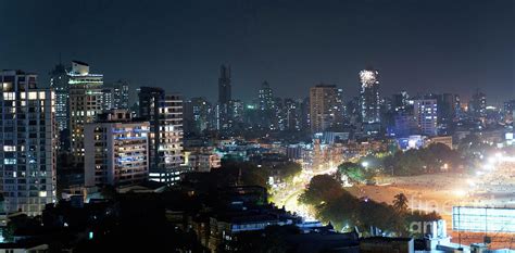 Mumbai Skyline, Marine Drive, India, Mumbai, India, Photograph by ...