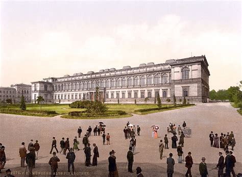 München Alte Pinakothek um 1900 - München - Wikimedia Commons | Chromolithograph, Magazine ...