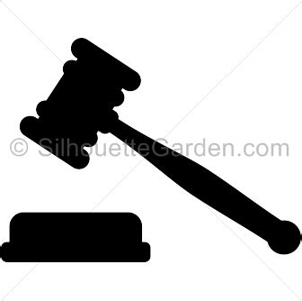 Gavel Silhouette - Free Clip Art, Printable, and Vector Downloads