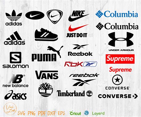 Shoes brand logo svg png vector