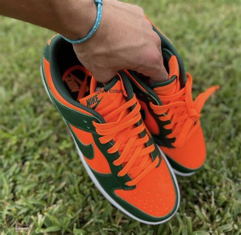 Nike Dunk Low Miami Hurricanes DD1391-300 Release Date | SneakerFiles