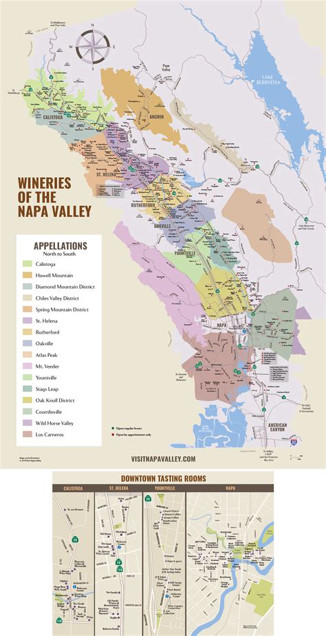 Napa Valley Winery Map | Plan Your Visit to Our Wineries | Napa valley wineries, Winery map ...