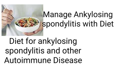 Diet plan for Ankylosing spondylitis and other Autoimmune Disease - YouTube