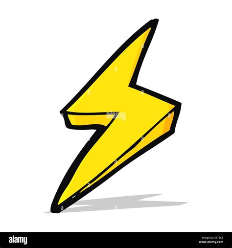 cartoon lightning bolt symbol Stock Vector Image & Art - Alamy