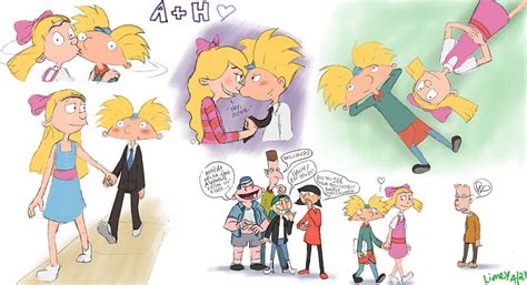 1366x768px, 720P free download | Arnold and helga - Arnold and Helga Fan Art, Helga Hey Arnold ...