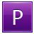 Letter P violet Icon | Multipurpose Alphabet Iconpack | Supratim Nayak