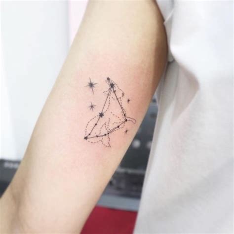 25 Capricorn Constellation Tattoo Designs, Ideas and Meanings for Zodiac Lovers - Tattoo Me Now