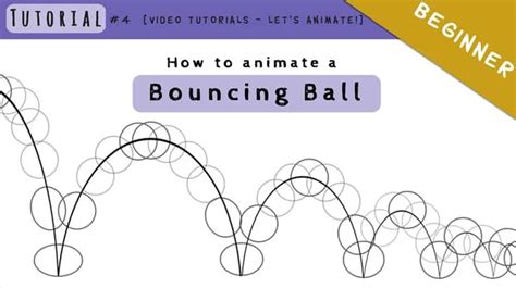 Tutorial #04 - How to create a Bouncing Ball | Learn animation, Animation tutorial, Animation