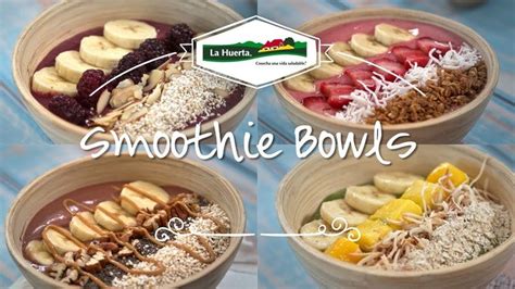 Smoothie Bowls | Recetas dulces, Aperitivos, Smoothie bowl