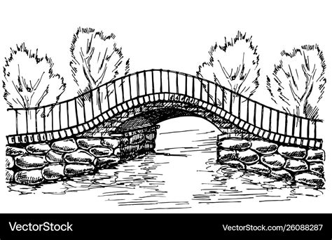 Craft Supplies & Tools Digital Download Stone Bridge Over a River ...