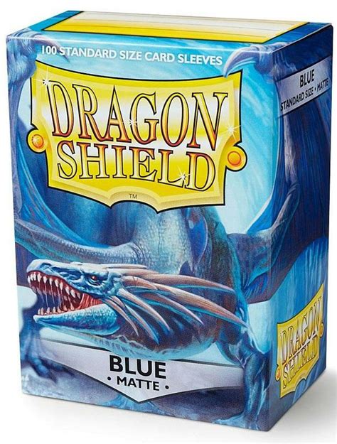 Dragon Shield Card Sleeves - Matte Blue (100) | DA Card World