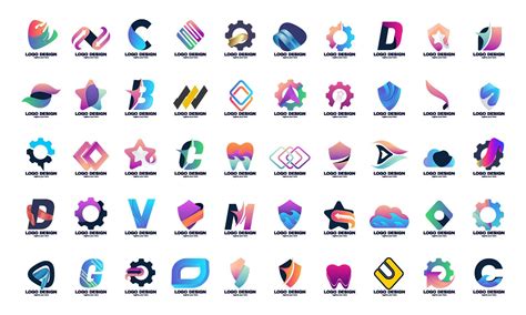 stock vector abstract set best collection logo colorful company business design 5071616 Vector ...