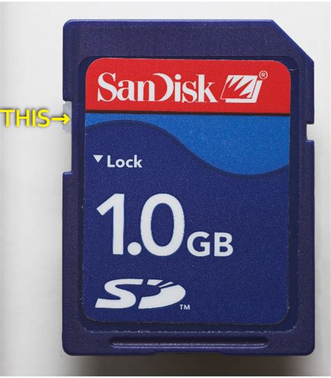 sdcard - How do you unlock a memory card? - Photography Stack Exchange