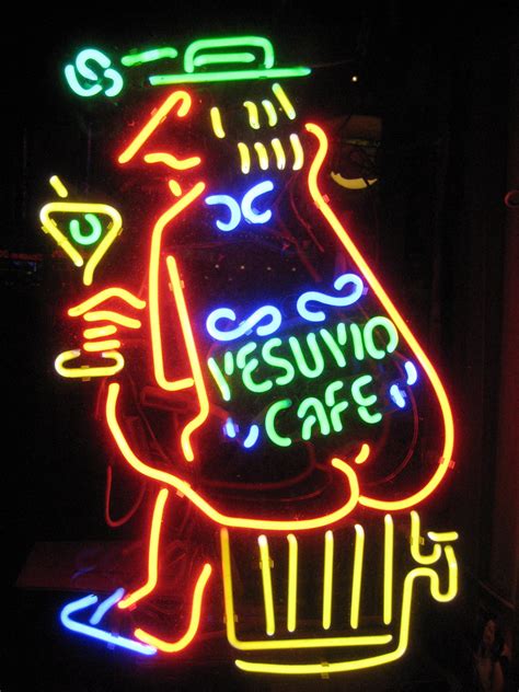 Vesuvio | Neon lights outside Vesuvio Bar. This was part of … | Flickr