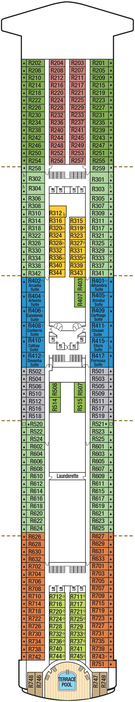 Deck Plans- P&O Ventura - Planet Cruise