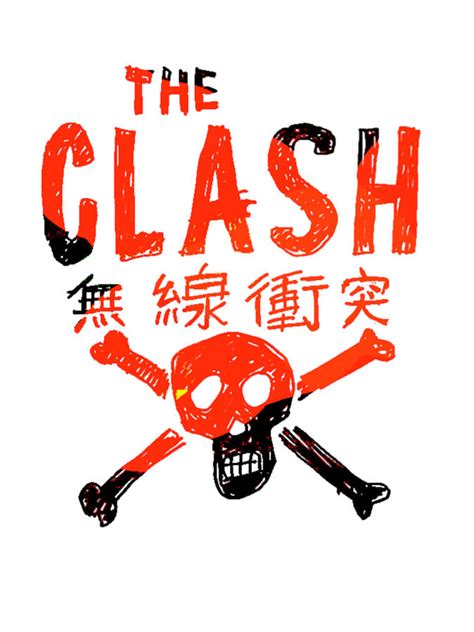 Clash logo hand drawn by 3nki Drawing by Enki Art - Fine Art America