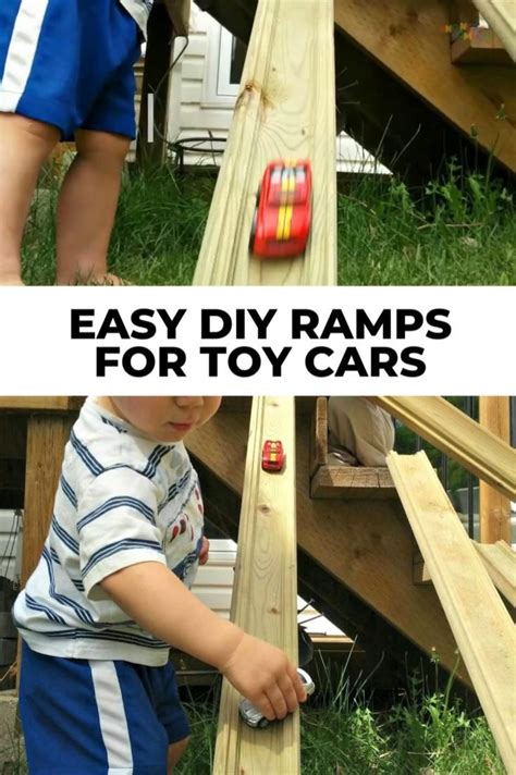 Easy DIY Ramps for Toy Cars {Made from Scrap Wood} [Video] [Video] in 2021 | Diy car ramps, Diy ...