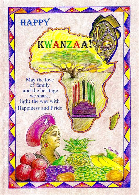 K06 - Kwanzaa's Ancestral Plane - JonMar Greeting Cards