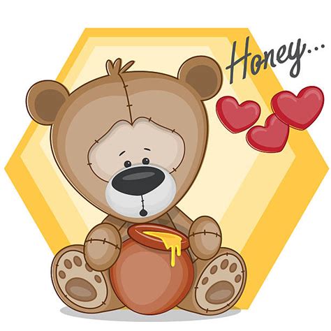 Bear Eating Honey Illustrations, Royalty-Free Vector Graphics & Clip ...