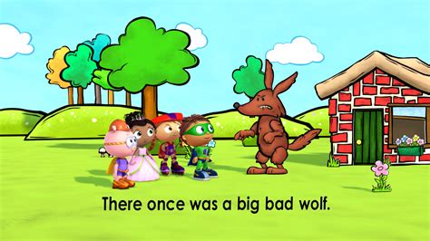 Super Why The Three Little Pigs Return Wolf