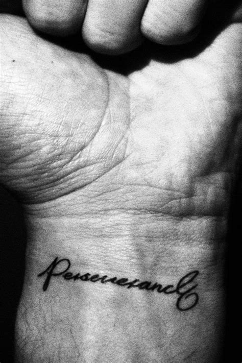 Pin on body art | Perseverance tattoo, Tattoos, Tattoos with meaning