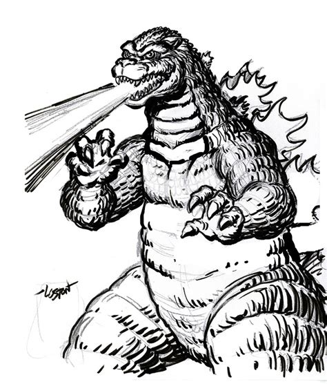 Free Godzilla Coloring Pages - Coloring Home