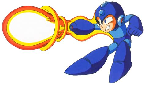 Image - Mega Man Classic - Mega Man firing a charged blast from his Mega Buster.png | DEATH ...