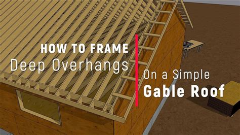 Framing Gable Roof Overhangs - YouTube