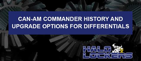 Can-Am Commander History and Upgrade Options