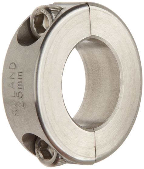 Ruland MSP-13-SS Two-Piece Clamping Shaft Collar, Stainless Steel ...