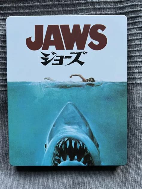 JAWS 4K UHD + Blu Ray Steelbook - Japanese Artwork UK Exclusive Limited ...