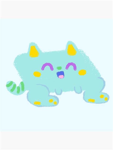 "Cute Cat Frog Hybrid" Poster by icuteyou | Redbubble