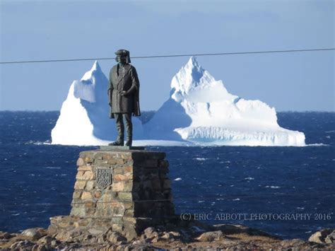 John Cabot and the iceberg, Feb. 23, 2016. (Submitted by Eric Abbott) Newfoundland Canada ...