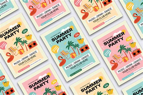 Flyer Template Summer Party by Sugarnutsco on Dribbble