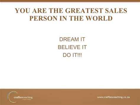 Greatest salesman in the world : Summary