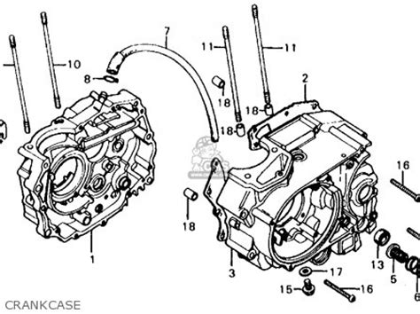 Honda XL125 K0 1974 USA parts lists and schematics