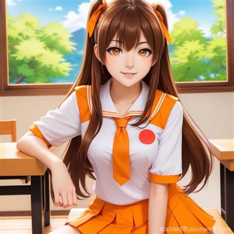 Japanese High School Girl's Uniform | Stable Diffusion Online