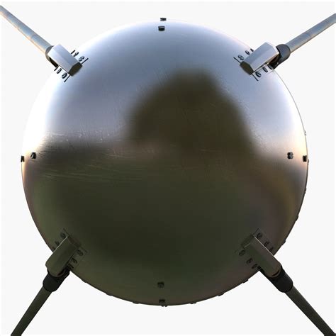 3d sputnik 1 model