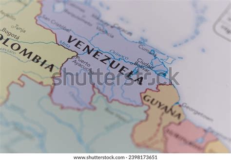 Venezuela Guyana On Political Map Selective Stock Photo 2398173651 ...