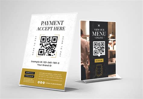 QR Code Flyer Templates for Illustrator - Ai, EPS, Vector - BrandPacks